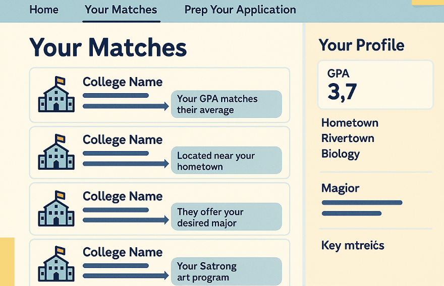 Concept screenshot of Mascot AI app